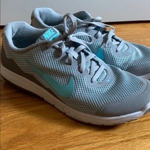 Nike blue/grey shoes